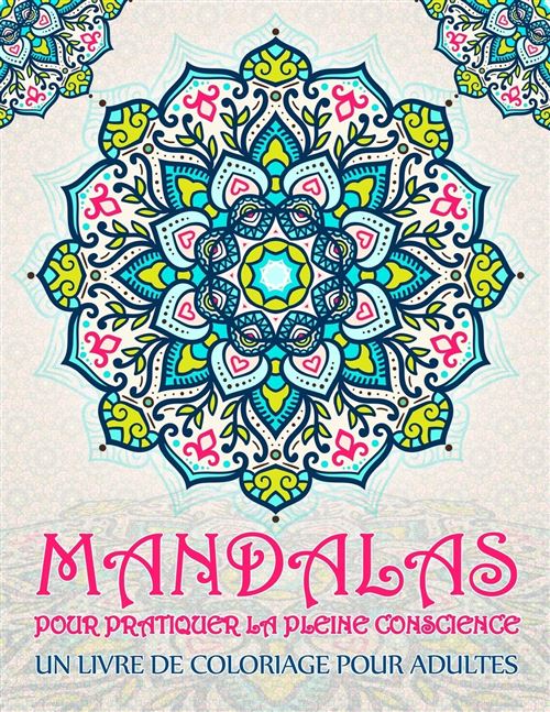 Livre de coloriage Mandalas pour adultes - 37 dessins antistress - 80 pages A4