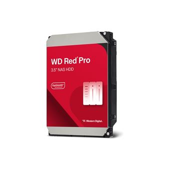 WD Red Pro WD4005FFBX - Disque dur - 4 To - interne - 3.5" - SATA 6Gb/s - 7200 tours/min - mémoire tampon : 256 Mo - 1