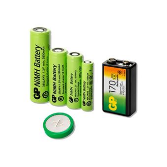 GP Standard series - Batterie 9V - NiMH - (rechargeables) - 200 mAh - Piles  - Achat & prix