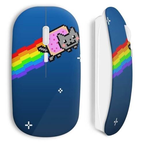 Souris Sans Fil Crazy Cat Web Maniacase