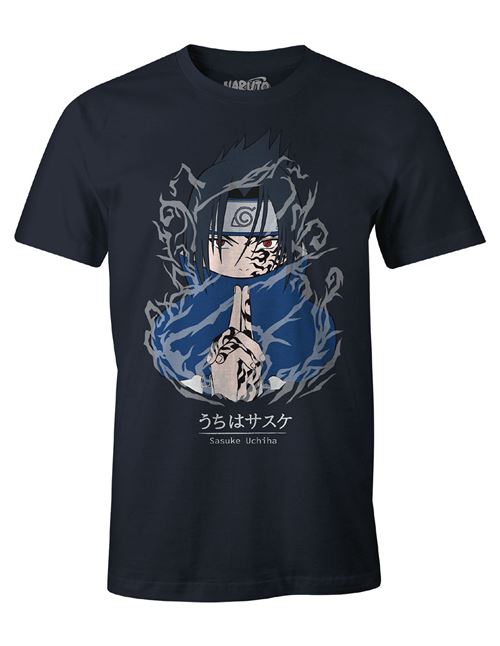 T-shirt Naruto - Sasuke - M - Navy