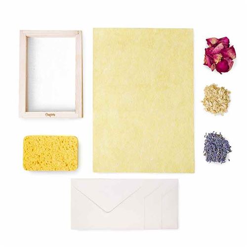 Kit DIY - Fabriquer son papier fleuri soi-même - Kikkerland
