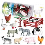 T15732 - Mini Figurines d'animaux de ferme en PVC, Jouets
