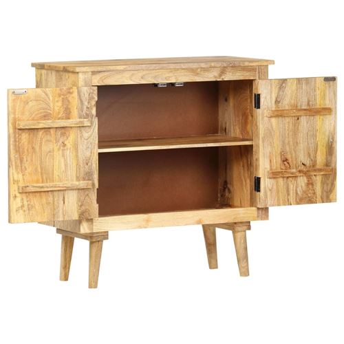 vidaXL Buffet 75 x 35 x 75 cm Bois de manguier massif