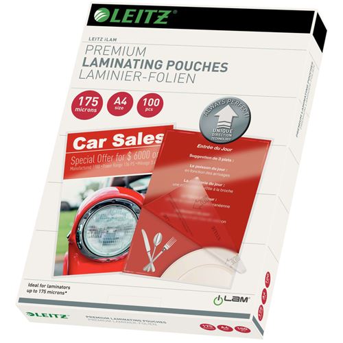 Pochettes de plastification A4 LEITZ