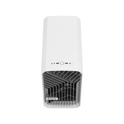 Fractal Design Torrent Nano - Towermodel - Mini-DTX - zijpaneel met raam (gehard glas) - geen voeding (ATX) - gebroken wit - USB/Audio