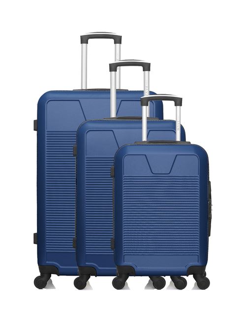 Non Communiqué Marine Set De 3 Valises Rigides Selenga