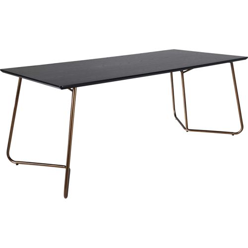 Non Communiqué Noir Et Cuivré Venture Home - Table De Repas En Mdf Et Acier Pippi