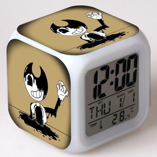 Réveil enfant LED Multifonctionnel Coloré - Bendy and the Ink Machine #14