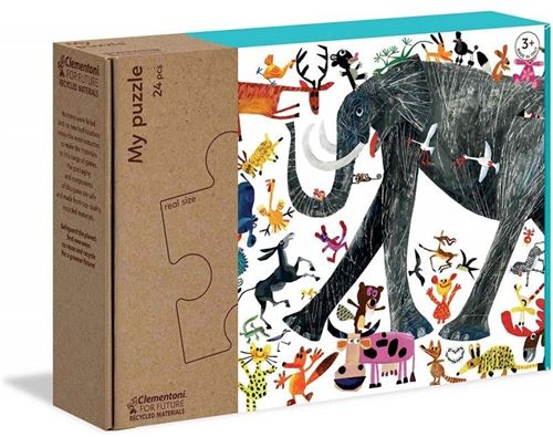 Clementoni puzzle ECOéléphant 24 pièces