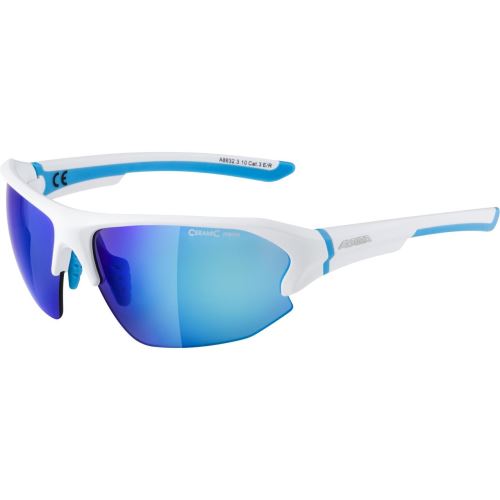 Lunettes Alpina Lyron HR Blanc/Cyan