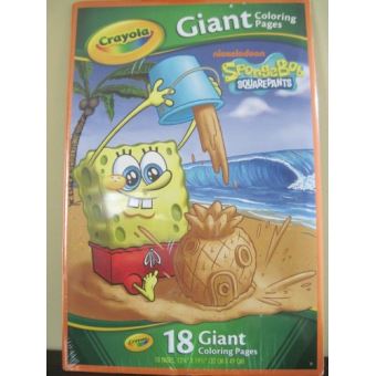 Crayola Giant Coloring Pages Spongebob Squarepants - Kit Créatif ...