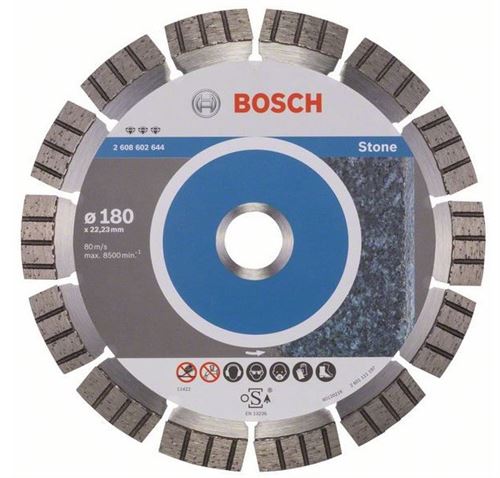 Bosch - Disque à tronçonner diamanté Best for Stone D.180 x 22,23 mm Bosch Professional