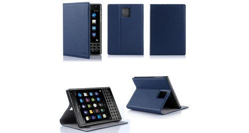 Blackberry Passport bleu avec stand