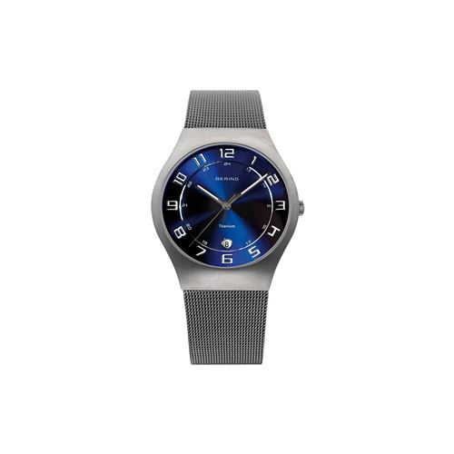 Bering Montre Homme 11937-078 Bleu, Noir