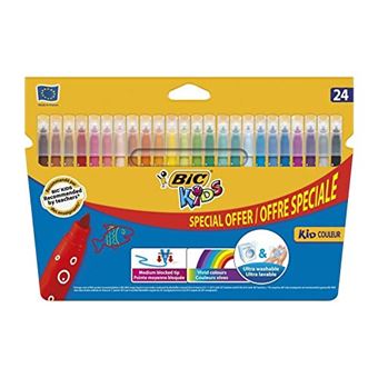 Etui de 24 Feutres de Coloriage Bic Kid Couleur