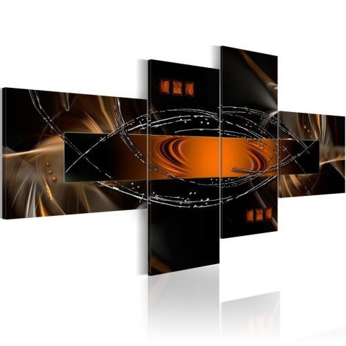 Tableau - Plongé dans caramel .Taille : 200x90