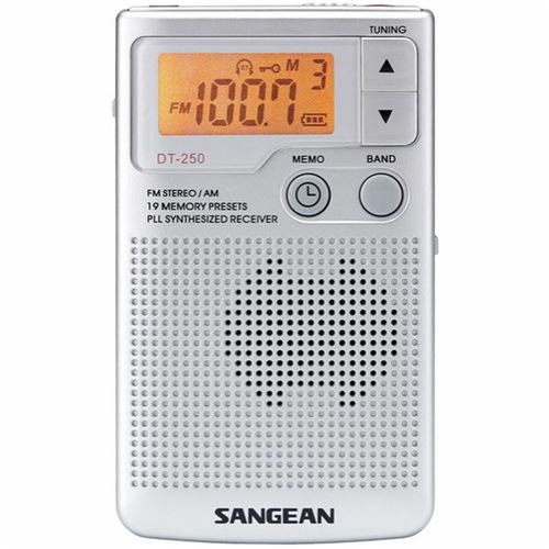 FM Sangean Pocket 250 argent