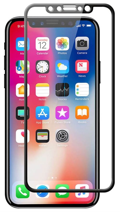 KMP Creative Lifestyle Products 1417676101 Coque pour Apple iPhone x Frame Noir