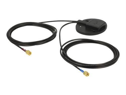 NAVILOCK Multiband - Antenne - navigation, cellulaire - 2 dBi - omni-directionnel - Montage en surface, intérieur