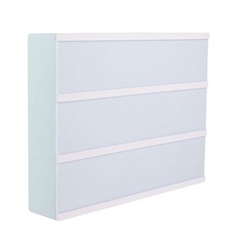 Boite A Message Lumineuse 85 Lettres Symboles 30 X 22 X 6 Cm Deco