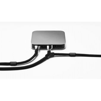 Bluelounge Soba - Tube de gestion des câbles - noir - Autres accessoires  informatiques - Achat & prix