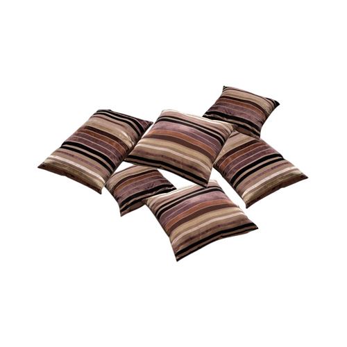 Proloisirs - Coussins déhoussables Décor charme en coton (Lot de 6)