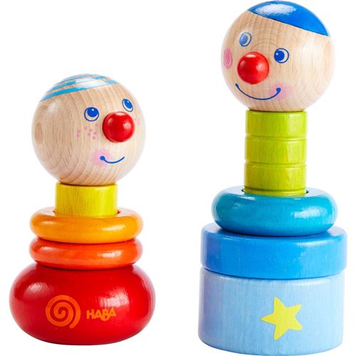 Haba jeu empilé de nains de couleur 13.5 cm