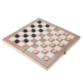 Jeu d'échecs pliant 3 en 1 jeu d'échecs magnétique... - Grandado Jeu d'échecs pliant 3 en 1 jeu d'échecs magnétique... - Grandado