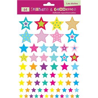 Gommettes Autocollantes En Forme De Cœurs - 74 Pièces De 1,5 à 4,5 Cm - Multicolores, Neuf MegaCrea DIY
