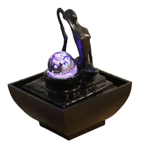 Meilleurs prix pour Petite fontaine intérieur yoga uchimura - noir