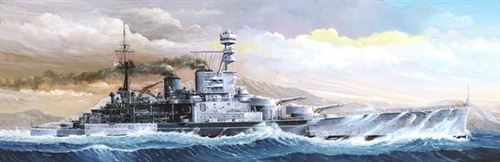 Maquette bateau Trumpeter HMS REPULSE 1941- 1/350 - Maquette de batea