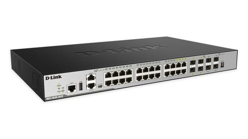 D-Link DGS 3630-28TC - switch - 28 poorten - Beheerd - rack-uitvoering