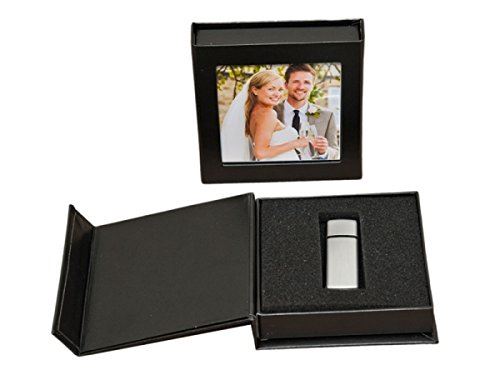 USB avec bildfenster. en cuir synthétique noir
