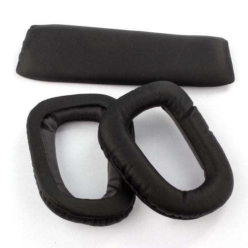 Set Coussin Pads d'oreille Bandeau de rechange pour Logitech G35 G430 Casque