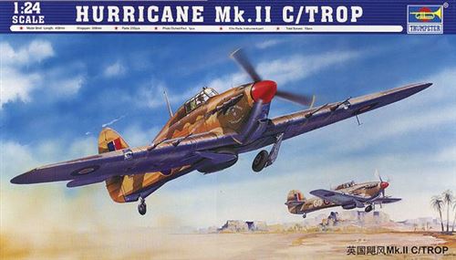 Hurricane Mk.ii C/trop - 1:24e - Trumpeter