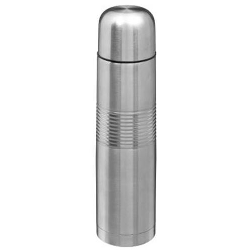 Bouteille Isotherme Inox Crénelé 1L Argent