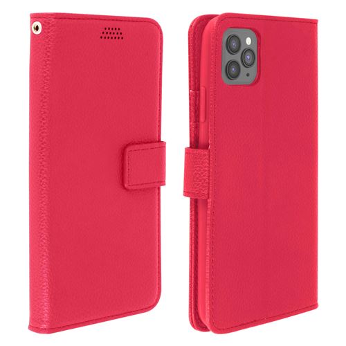 Housse pour iPhone 11 Pro Porte carte Support Vidéo Rose