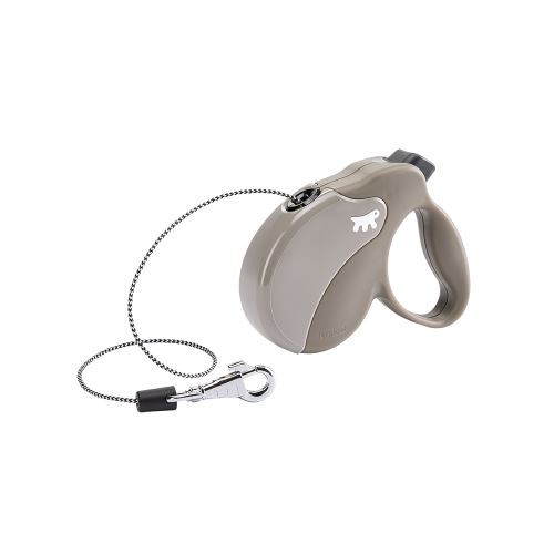 Meilleurs prix pour Laisse rétractable pour chiens AMIGO CORD MINI, cordon, 3 mètres, max 12 kg, Taupe