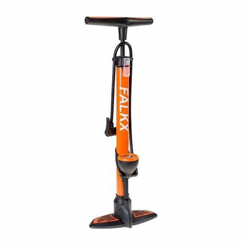 Falkx Pompe Etage Avec Manomètre Aluminium Orange