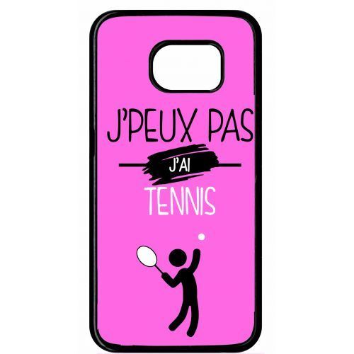 Coque samsung s6 edge j peux pas j ai tennis 9