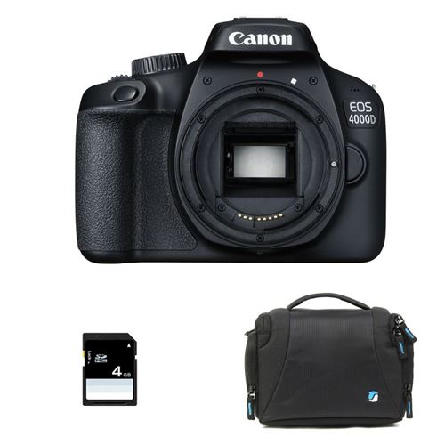 Canon Eos 4000D Nu + Sac + Sd 4Go