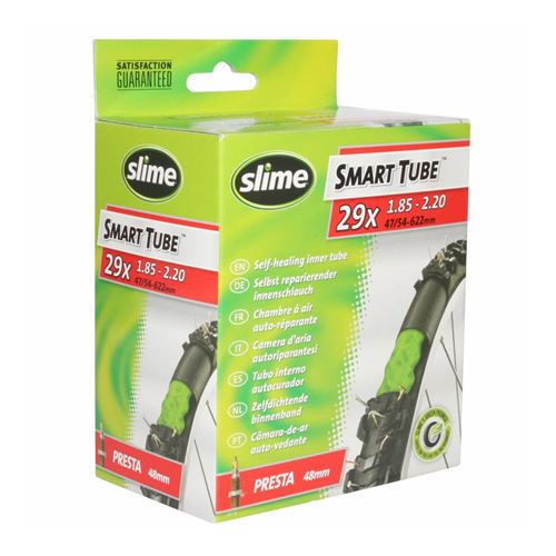 Chambre a air velo 29 x 1.75-2.25 slime valve presta avec liquide anti-crevaison