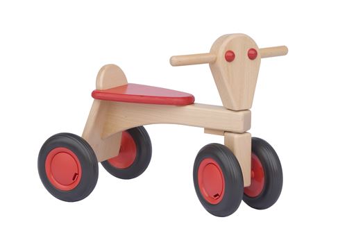 Van Dijk - Loopfiets - Beuken - Rood