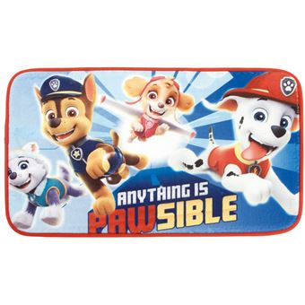 tapis pat patrouille 45 x 75 cm tapis enfant achat prix fnac