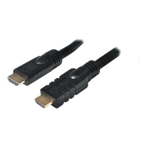 LogiLink Active HDMI High Speed Cable HDMI avec câble Ethernet HDMI (P) pour HDMI (P) 30 m noir actif, moulé, support 4K