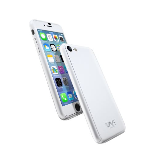 Wave Concept - Coque 360 En Rubber Pour Iphone 7 Argent