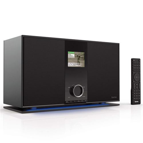 Hama 3A054836 Radio Numérique avec Système Audio 2.1, Noir