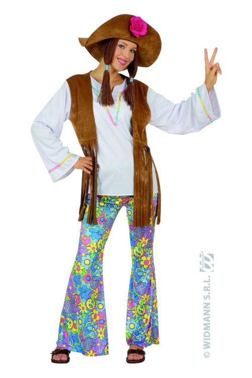 Costume hippie woodstock dame xl