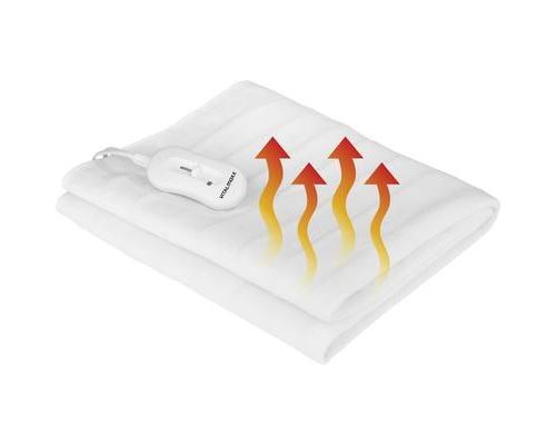 Alèse chauffante 60 w vitalmaxx 8324 blanc